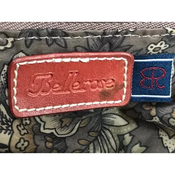 Bellerose Womens Red‎ Inner Pockets Adjustable Double Handle Tote Bag - Picture 8 of 8